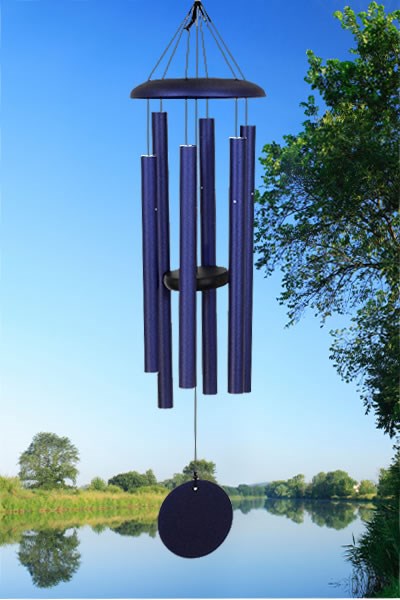 Corinthian Bells, 36 inch, Midnight Blue - The Wind Chime Shop Limited