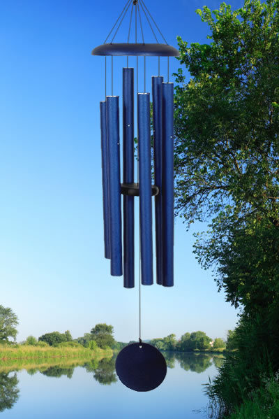 Corinthian Bells, 44 inch, Midnight Blue - The Wind Chime Shop Limited