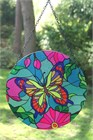 Butterfly Glass Suncatcher