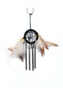 Dream Catcher with Chimes, black