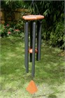Nature&#39;s Melody Wind Chime, 36 inch black
